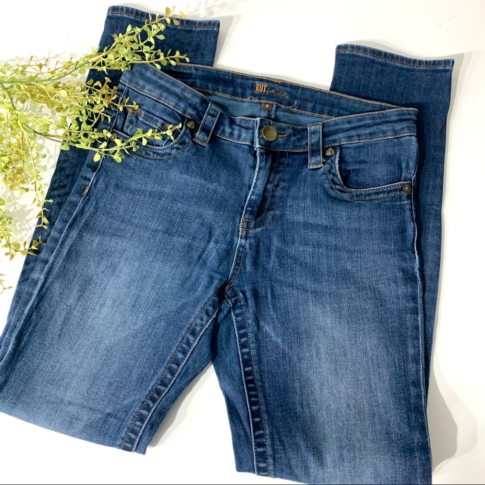 Kut from the Kloth Medium Wash Skinny Jeans